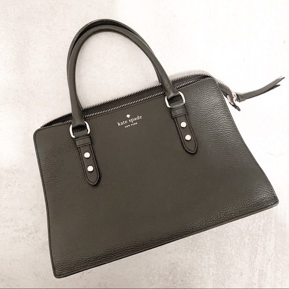 Kate Spade mulberry street Lise satchel Blk/brown - Picture 11 of 13